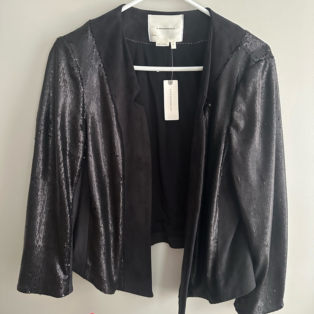 Anthropologie sequins jacket.  Size L.  NWT